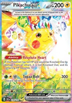 pikachu ex chispas fulgurantesº